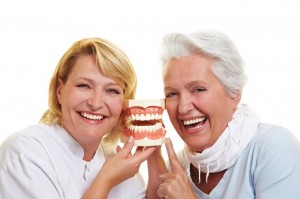 Keeping Senior Citizens Dentures Clean