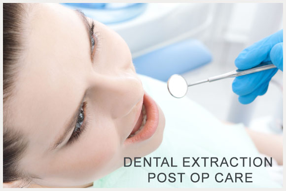 dental post op extraction care Image